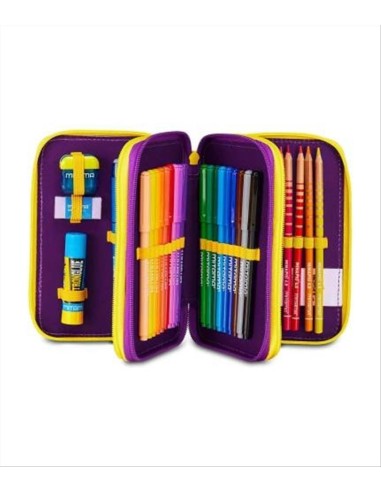 Astuccio SJ Gang 3 Zip Inside Out 2 🌈 Universal Mood – 45 Pezzi Compl