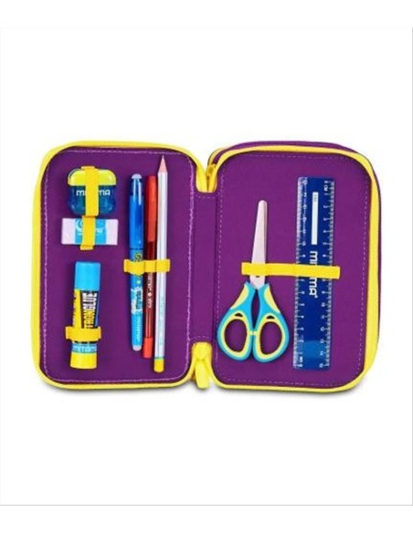 Astuccio SJ Gang 3 Zip Inside Out 2 🌈 Universal Mood – 45 Pezzi Compl