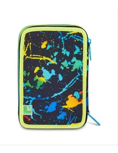 Astuccio SJ Gang 3 Zip ✨ Led Look – 45 Pezzi per Scuola Elementare | D