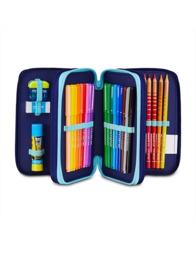 Astuccio SJ Gang 3 Zip Lilo E Stitch 🌺 Cute and Fluffy – 45 Pezzi | D