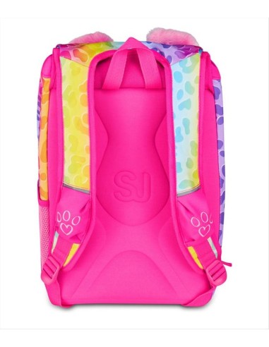 Zaino SJ Gang Cat LED 🐱✨ Occhi Luminosi E Estensibile | Diamante Rosa