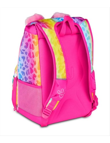 Zaino SJ Gang Cat LED 🐱✨ Occhi Luminosi E Estensibile | Diamante Rosa