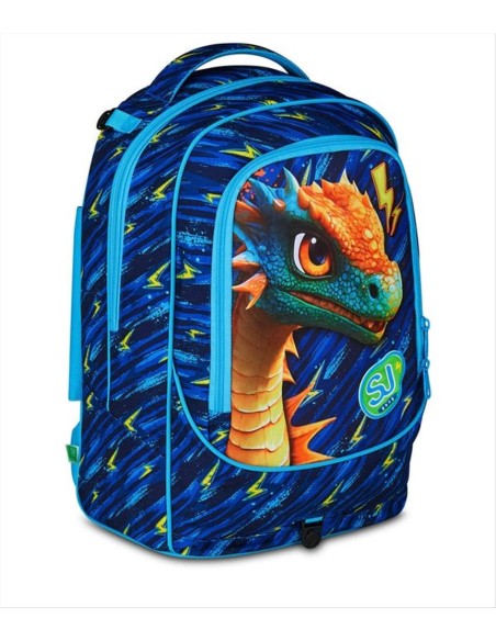 Trolley SJ Gang Dragon Glide 🐉 3 Ruote + Zaino 3 in 1 | Diamante Rosa