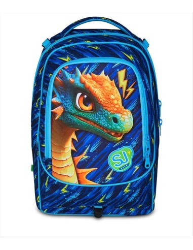 Trolley SJ Gang Dragon Glide 🐉 3 Ruote + Zaino 3 in 1 | Diamante Rosa