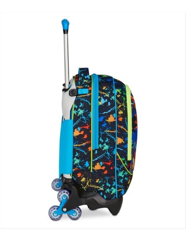 Trolley SJ Gang Jack 3 Ruote ⚡ LED Look | 3 in 1 | Diamante Rosa