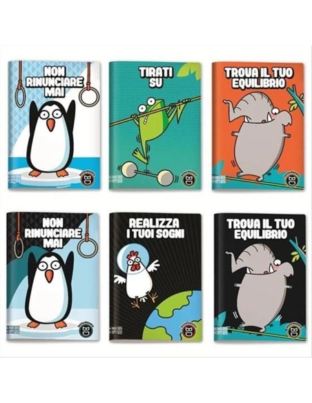 Quaderno BASTARDI DENTRO A4 Maxi 4mm 🧠 | 104 80 Fogli a Quadretti con