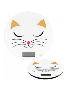 Bilancia da Cucina GATTO BIANCO – Precisione con Stile Felino!
