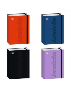 Diario Agenda 16M 2025 2026 Invicta – Nero, Blu, Viola, Rosso | Format