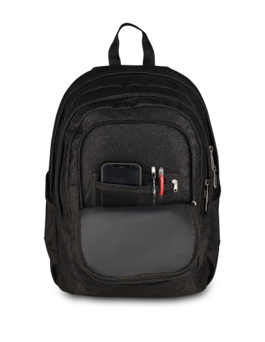 Zaino Seven Shiny Tech – Nero o Lilla | Glamour e Comodo con Scomparto