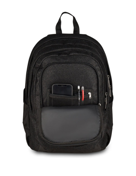 Zaino Seven Shiny Tech – Nero o Lilla | Glamour e Comodo con Scomparto