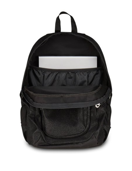 Zaino Seven Shiny Tech – Nero o Lilla | Glamour e Comodo con Scomparto