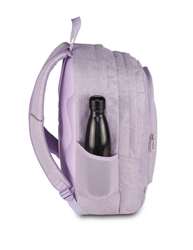 Zaino Seven Shiny Tech – Nero o Lilla | Glamour e Comodo con Scomparto
