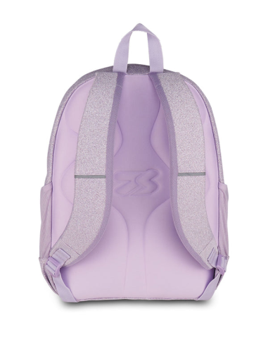 Zaino Seven Shiny Tech – Nero o Lilla | Glamour e Comodo con Scomparto