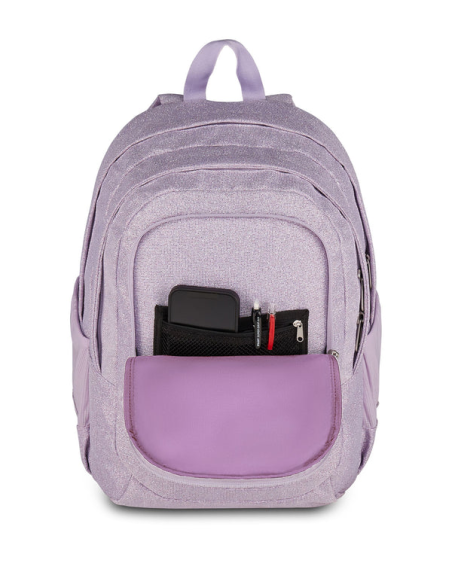 Zaino Seven Shiny Tech – Nero o Lilla | Glamour e Comodo con Scomparto