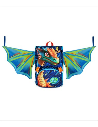 Zaino Big SJ Gang Dragon Glide 🐉 Estensibile | Diamante Rosa