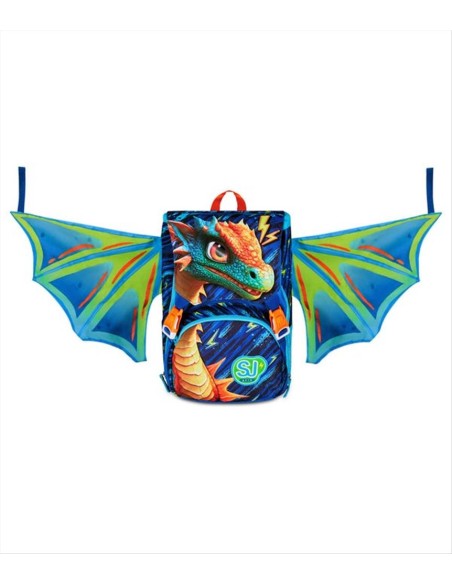Zaino Big SJ Gang Dragon Glide 🐉 Estensibile | Diamante Rosa