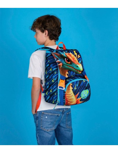 Zaino Big SJ Gang Dragon Glide 🐉 Estensibile | Diamante Rosa