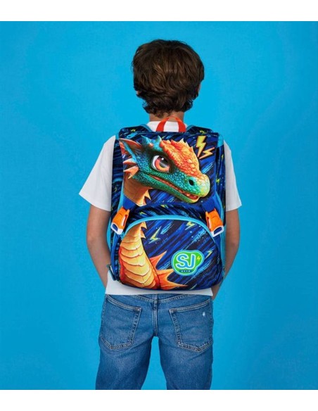 Zaino Big SJ Gang Dragon Glide 🐉 Estensibile | Diamante Rosa