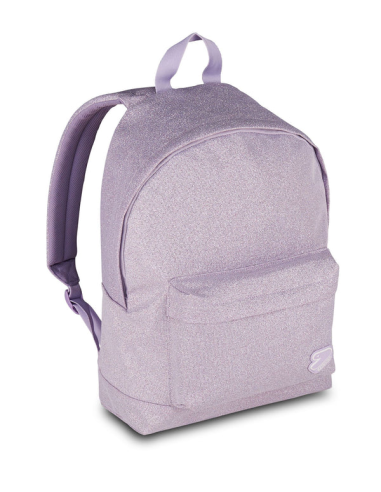 Zaino Americano Shiny Tech Seven – Nero o Lilla | Glamour, leggero e c