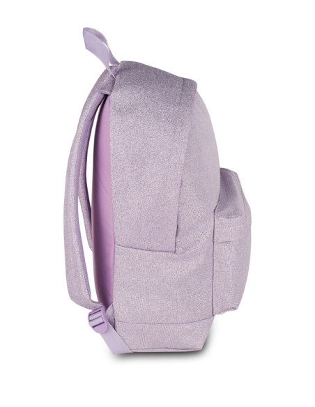 Zaino Americano Shiny Tech Seven – Nero o Lilla | Glamour, leggero e c