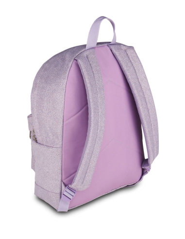 Zaino Americano Shiny Tech Seven – Nero o Lilla | Glamour, leggero e c