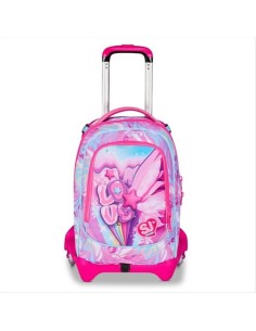 Zaino Trolley SJ Gang 3 Ruote Plushy Rabbit con Orecchie in Peluche – 