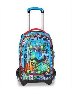 SJ Zaino Trolley Jack 3 Ruote Sharky Skate – Con Pinne in Movimento!