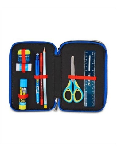 Astuccio SJ Gang 3 Zip Sonic Prime ⚡ New Yoke City – 45 Pezzi Completo