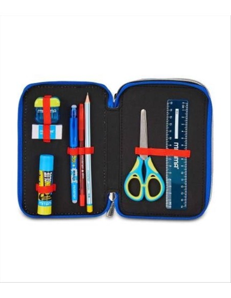 Astuccio SJ Gang 3 Zip Sonic Prime ⚡ New Yoke City – 45 Pezzi Completo