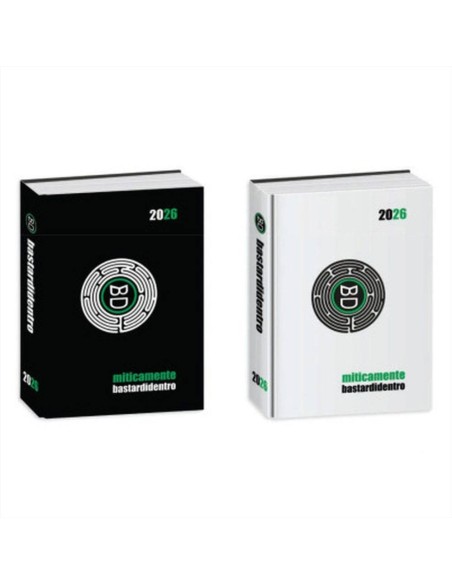Diario Pocket 16M Bastardi Dentro Classic – Nero o Bianco | Seven