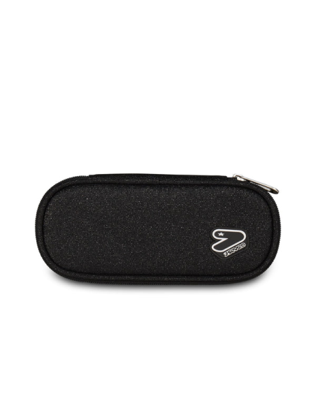 Astuccio Portapenne Shiny Tech Seven – Nero o Lilla | Con Elastici e T