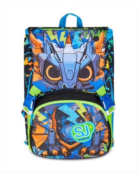 Zaino Big SJ Gang LED Look ⚡ Estensibile E Luminoso | Diamante Rosa