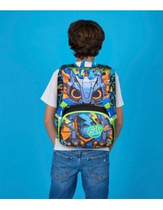 Zaino Big SJ Gang LED Look ⚡ Estensibile E Luminoso | Diamante Rosa 2