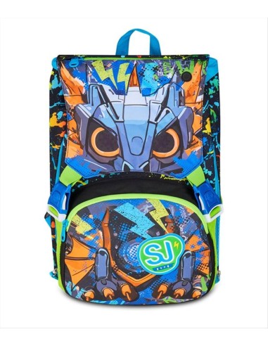 Zaino Big SJ Gang LED Look ⚡ Estensibile E Luminoso | Diamante Rosa