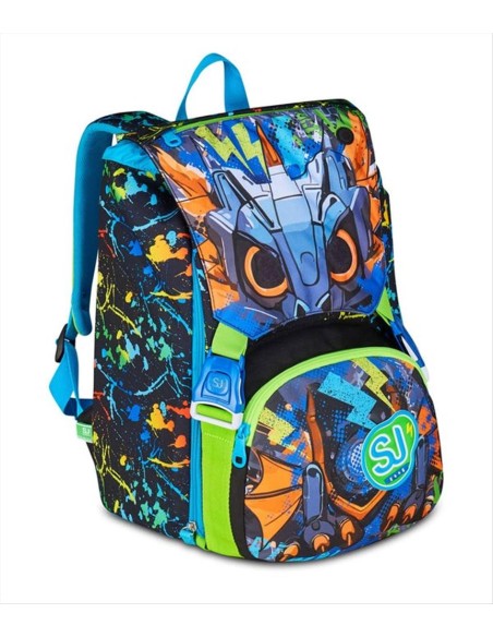 Zaino Big SJ Gang LED Look ⚡ Estensibile E Luminoso | Diamante Rosa