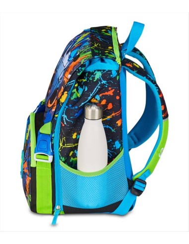 Zaino Big SJ Gang LED Look ⚡ Estensibile E Luminoso | Diamante Rosa