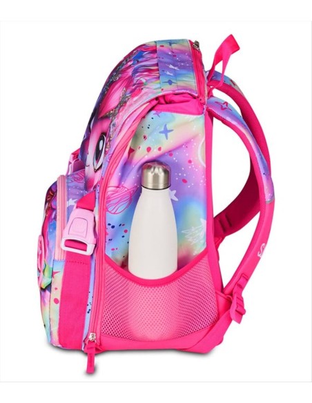 Zaino SJ Gang Cat LED 🐱✨ Occhi Luminosi E Estensibile | Diamante Rosa