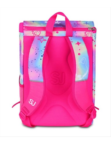 Zaino SJ Gang Cat LED 🐱✨ Occhi Luminosi E Estensibile | Diamante Rosa