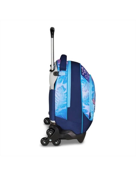 Zaino Trolley Stitch Cute E Fluffy Seven 💙 3 Ruote – 33L | Diamante R