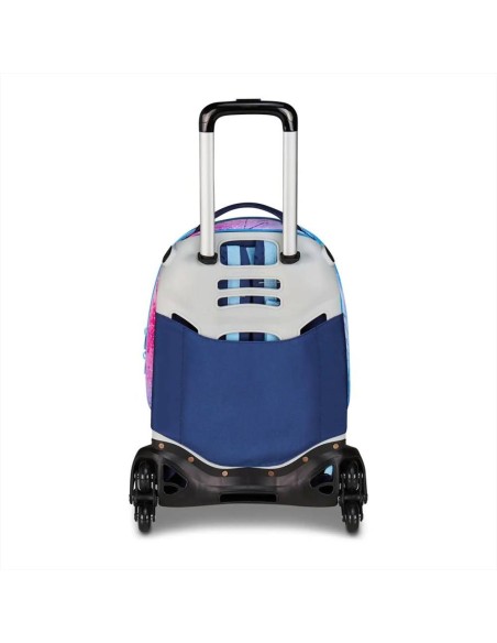 Zaino Trolley Stitch Cute E Fluffy Seven 💙 3 Ruote – 33L | Diamante R