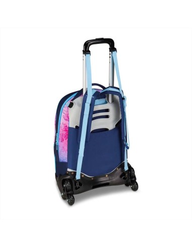 Zaino Trolley Stitch Cute E Fluffy Seven 💙 3 Ruote – 33L | Diamante R