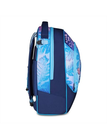 Zaino Trolley Stitch Cute E Fluffy Seven 💙 3 Ruote – 33L | Diamante R