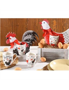 Tazza in Porcellana con Gallina 🐔 - 4 Varianti in Confezione Regalo 2