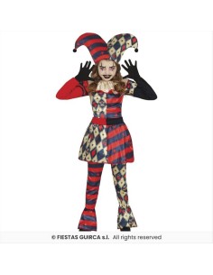 Costume Clown Arlecchino Bambina – Taglie 5-12 Anni 2