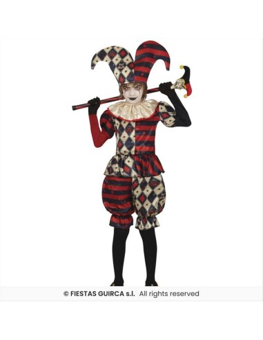 Costume Clown Arlecchino Bambino – Taglie 5-12 Anni