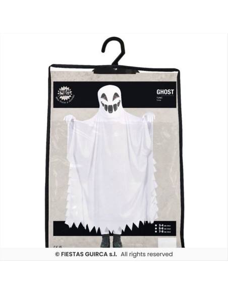 Costume Fantasma Unisex Bambini – Taglie 3-9 Anni