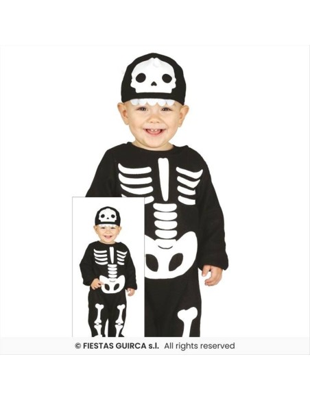 Costume Baby Scheletro – Taglie 12-36 Mesi