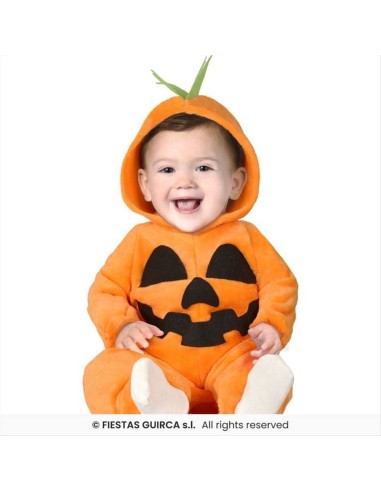 Costume Baby Zucca – Taglie 12-36 Mesi con Tuta