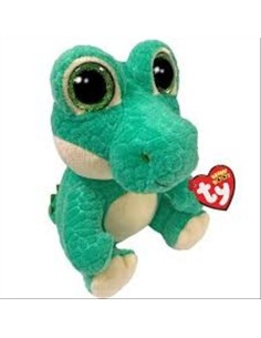 Peluche Ty Beanie Boo’s Ernie 15cm – Coccodrillo Verde con Occhi Brill