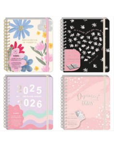 Agenda Settimanale 18M 2025 2026 con Divisori 📒 | 4 Varianti Tri-Coas